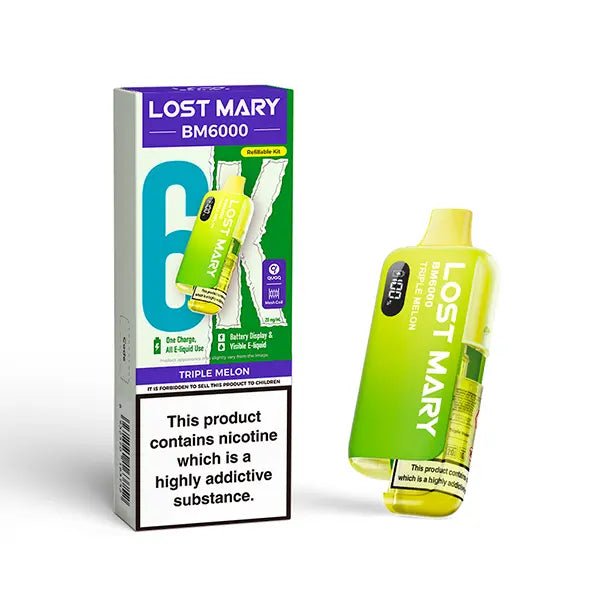 Lost Mary BM6000 Prefilled Pod Kit - Triple Melon *NEW*-Planet Puff
