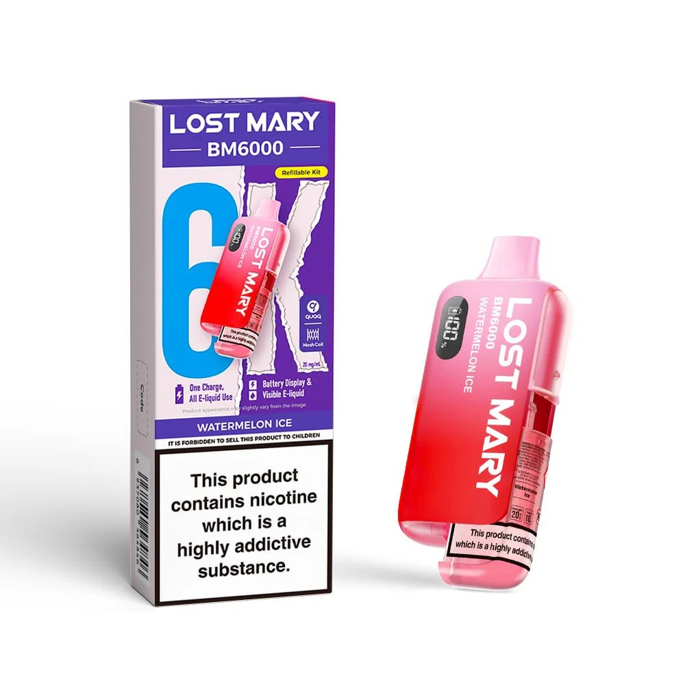 Lost Mary BM6000 Prefilled Pod Kit - Watermelon Ice-Planet Puff