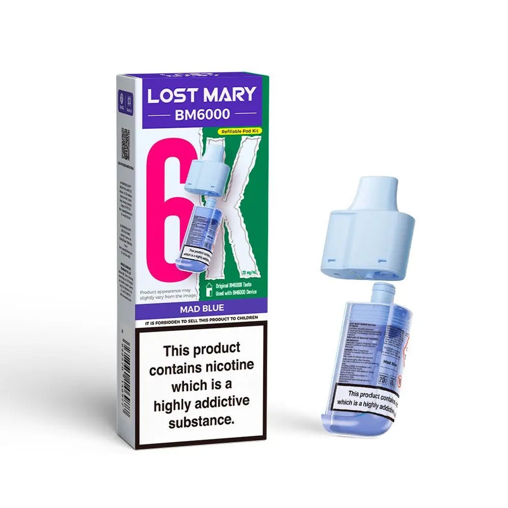 Lost Mary BM6000 Refill Pods | Next Day Delivery | 3 for 15 Planet Puff Lost Mary BM6000 Refill Pods | Next Day Delivery | 3 for 15 Planet Puff