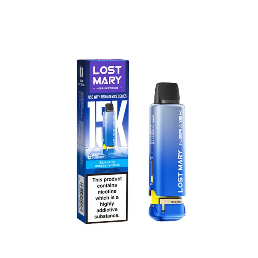 Lost Mary Nera Pods | 15,000 Puffs - Blueberry Raspberry Gami-Planet Puff