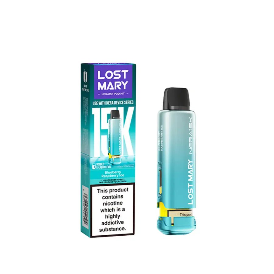 Lost Mary Nera Pods | 15,000 Puffs - Blueberry Raspberry Ice-Planet Puff