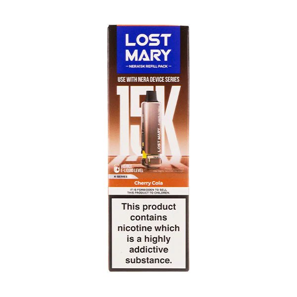 Lost Mary Nera Pods | 15,000 Puffs - Cherry Cola-Planet Puff