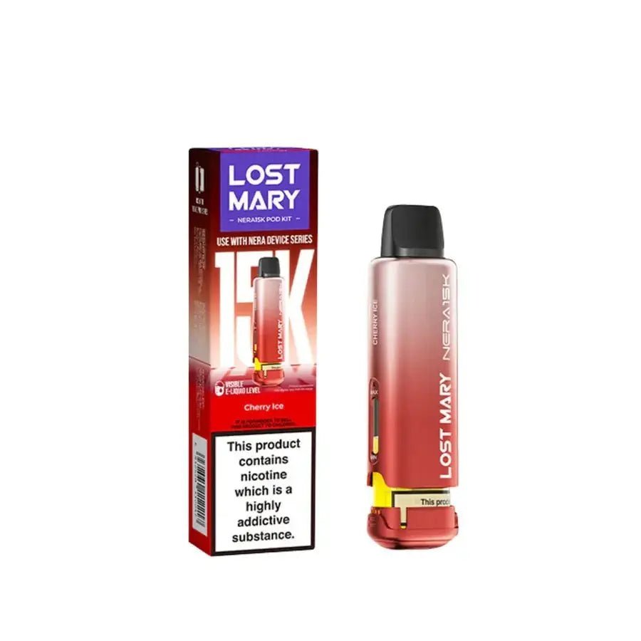 Lost Mary Nera Pods | 15,000 Puffs - Cherry Ice-Planet Puff