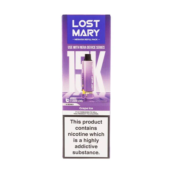 Lost Mary Nera Pods | 15,000 Puffs - Grape Ice-Planet Puff