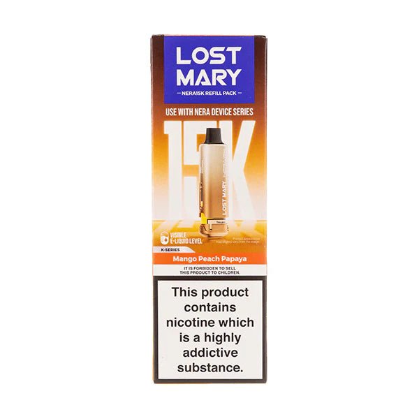 Lost Mary Nera Pods | 15,000 Puffs - Mango Peach Papaya-Planet Puff