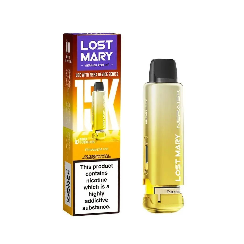 Lost Mary Nera Pods | 15,000 Puffs - Pineapple Ice-Planet Puff