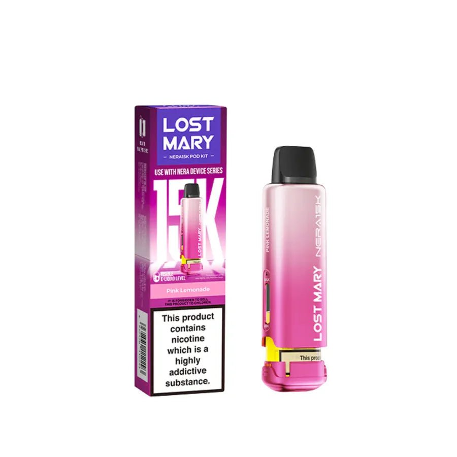 Lost Mary Nera Pods | 15,000 Puffs - Pink Lemonade-Planet Puff