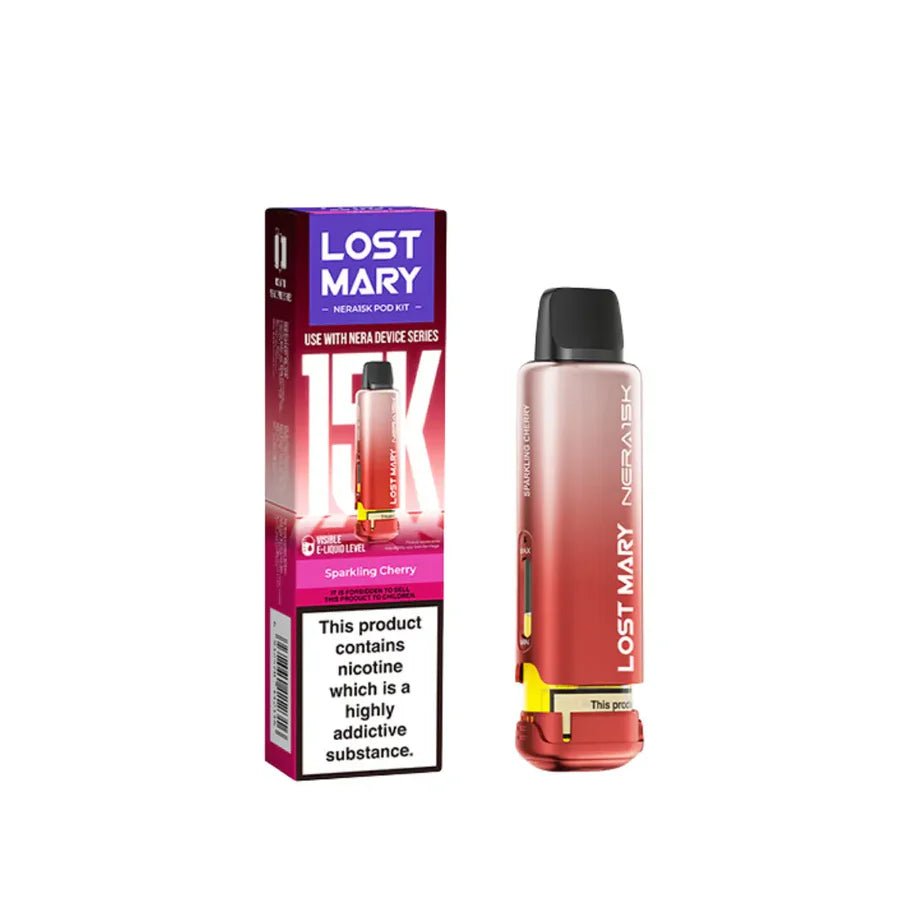 Lost Mary Nera Pods | 15,000 Puffs - Sparkling Cherry-Planet Puff