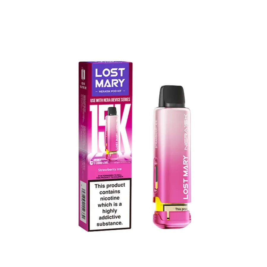 Lost Mary Nera Pods | 15,000 Puffs - Strawberry Raspberry Ice-Planet Puff