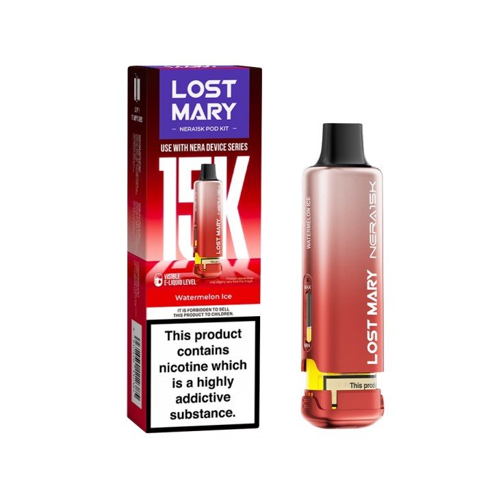 Lost Mary Nera Pods | 15,000 Puffs - Watermelon Ice-Planet Puff