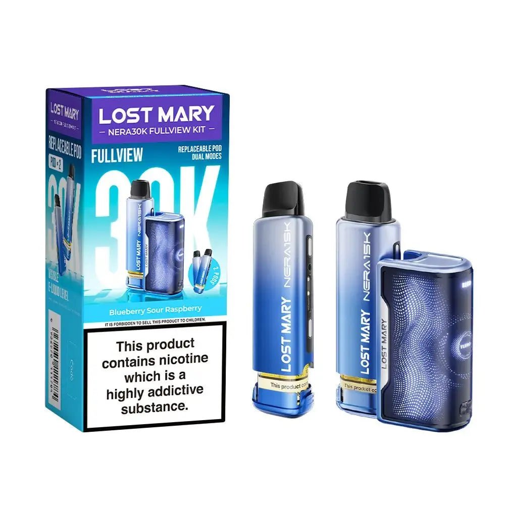 Lost Mary Nera 30K Full View Prefilled Pod Kit - Blueberry Sour Raspberry-Planet Puff