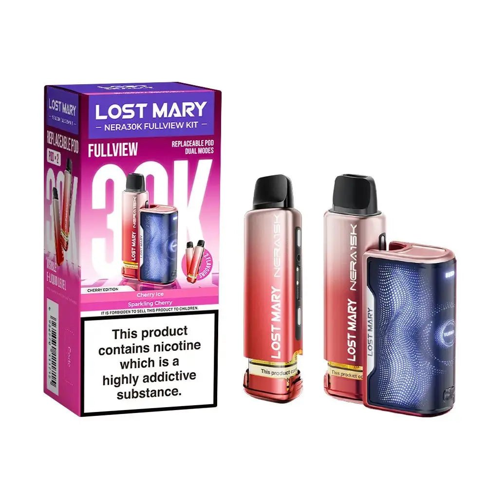 Lost Mary Nera 30K Full View Prefilled Pod Kit - Cherry Edition-Planet Puff