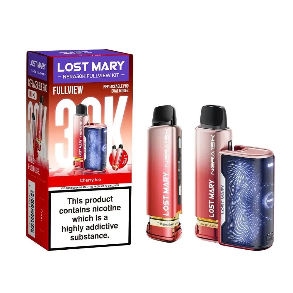Lost Mary Nera 30K Full View Prefilled Pod Kit - Cherry Ice-Planet Puff