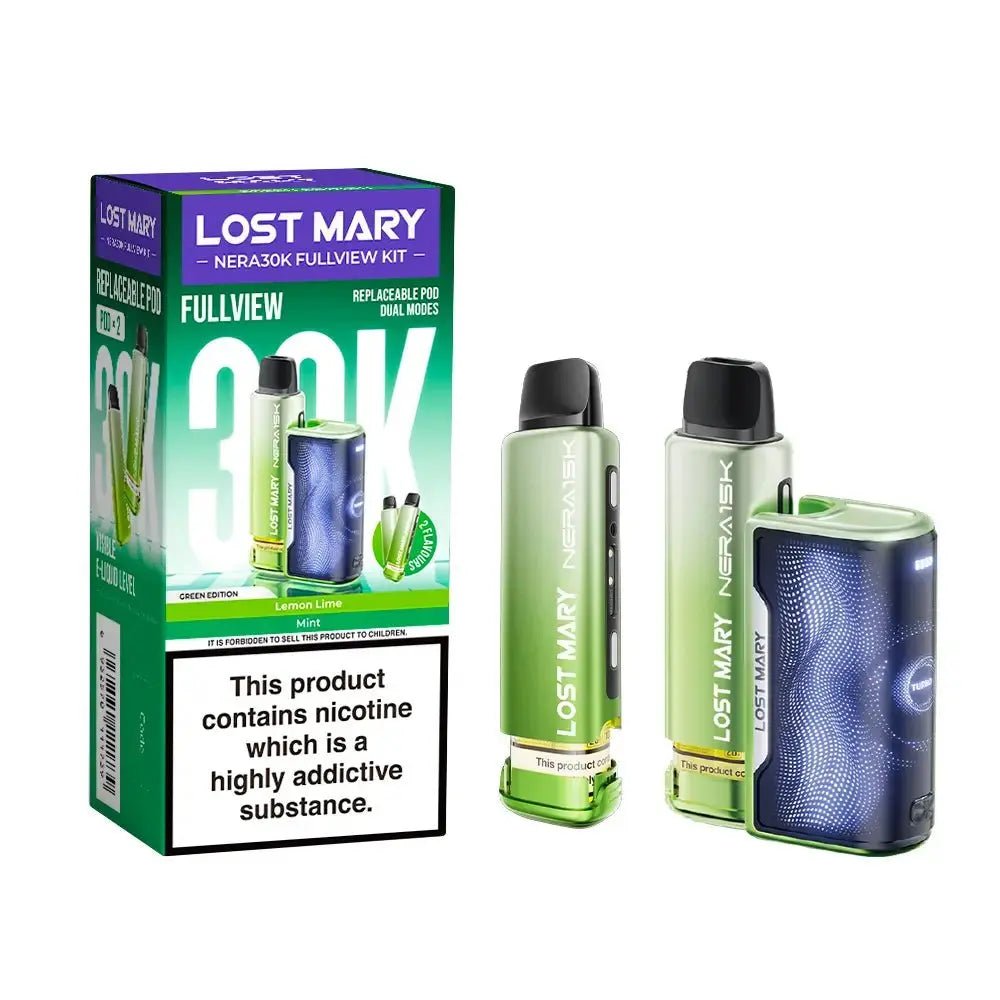Lost Mary Nera 30K Full View Prefilled Pod Kit - Green Edition-Planet Puff