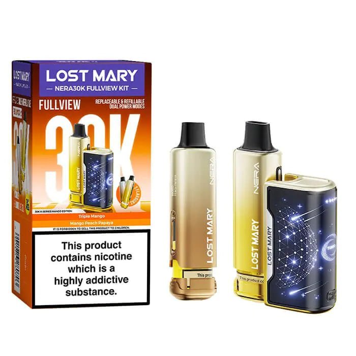 Lost Mary Nera 30K Full View Prefilled Pod Kit - Mango Edition-Planet Puff