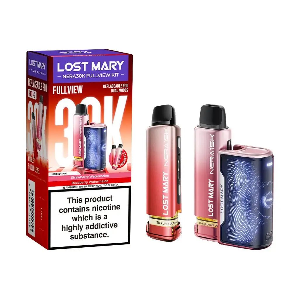 Lost Mary Nera 30K Full View Prefilled Pod Kit - Red Edition-Planet Puff