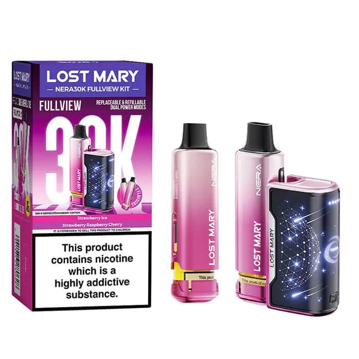Lost Mary Nera 30K Full View Prefilled Pod Kit - Strawberry Edition-Planet Puff