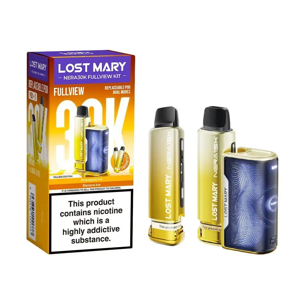Lost Mary Nera 30K Full View Prefilled Pod Kit - Yellow Edition-Planet Puff