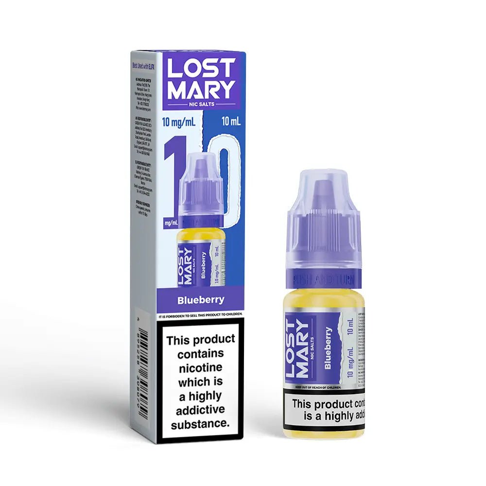 Lost Mary Nic Salt 10ml | Lost Mary Vape Juice - Cherry Ice-Planet Puff