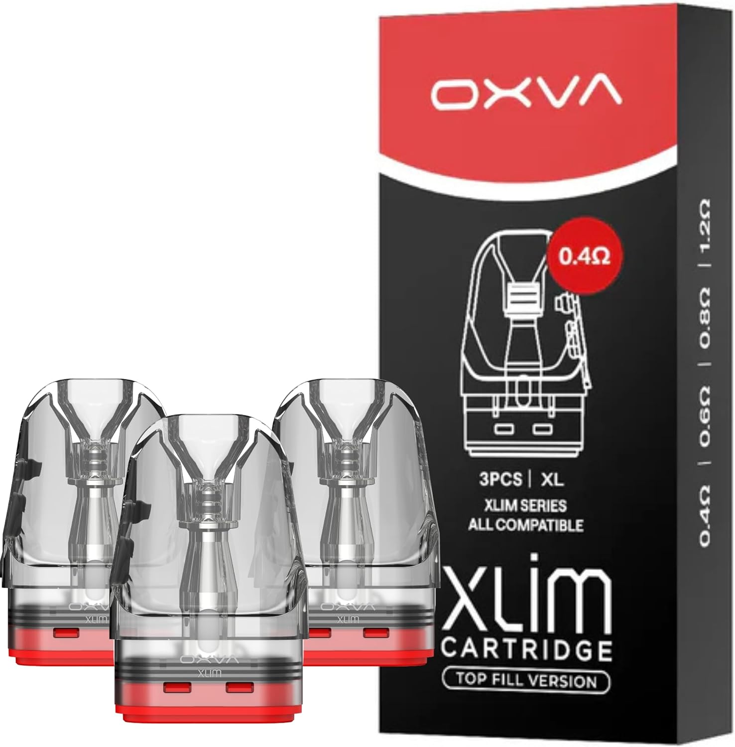 Oxva Xlim Cartridge Top Fill Version (Pack of 3) - varient_name - Planet Puff