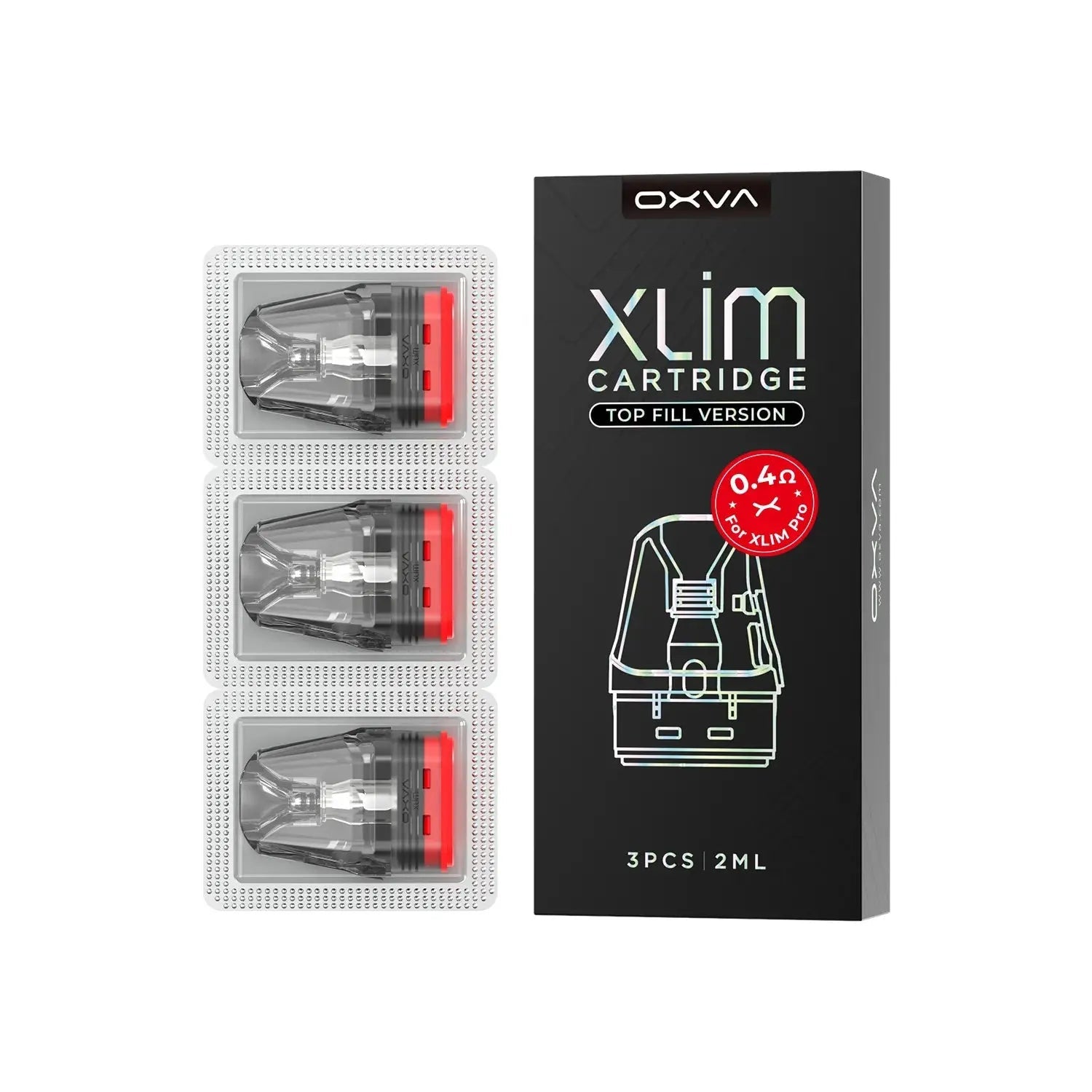 Oxva Xlim Cartridge Top Fill Version (Pack of 3) - varient_name - Planet Puff