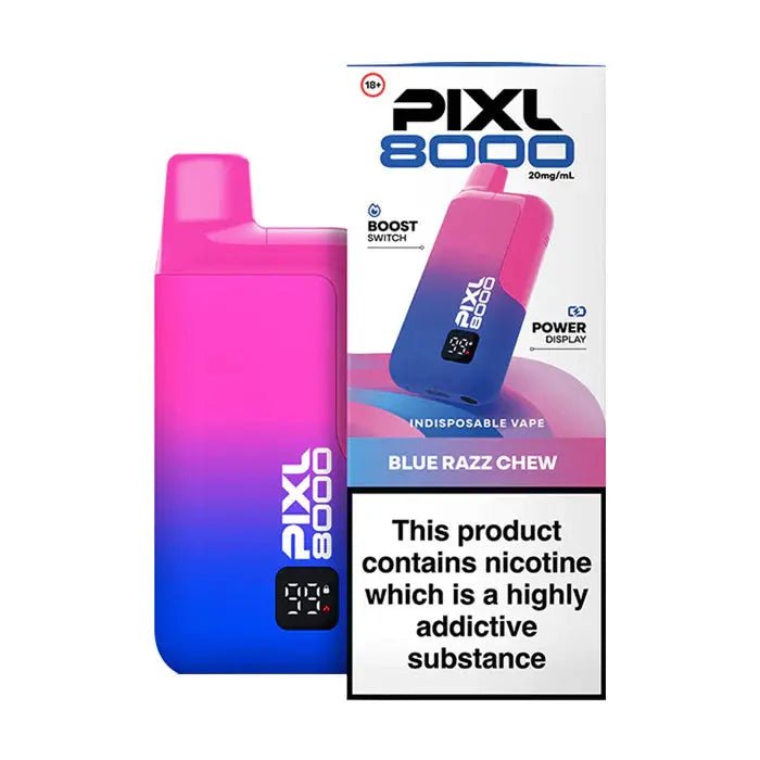 PIXL 8000 Prefilled Vape Kit - 8000 Puffs - Blue Razz Chew-Planet Puff
