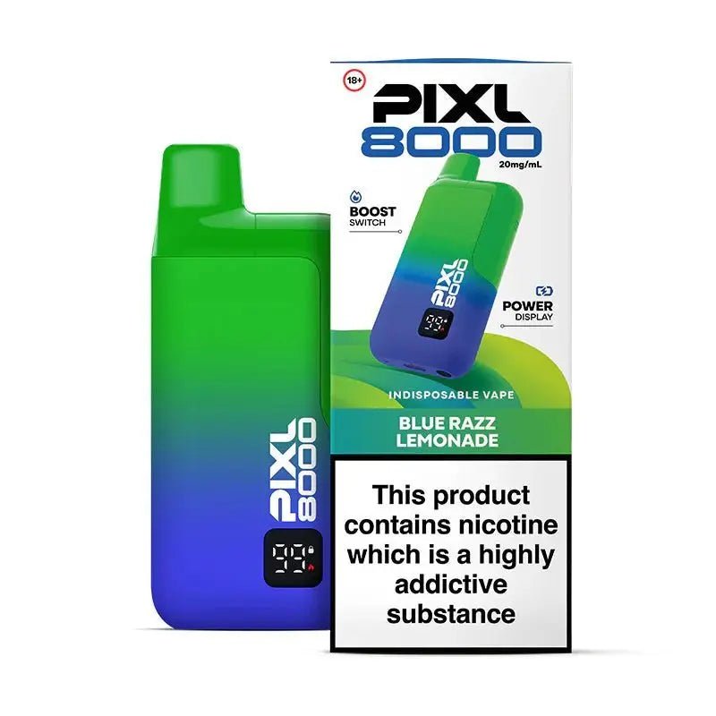 PIXL 8000 Prefilled Vape Kit - 8000 Puffs - Blue Razz Lemonade-Planet Puff