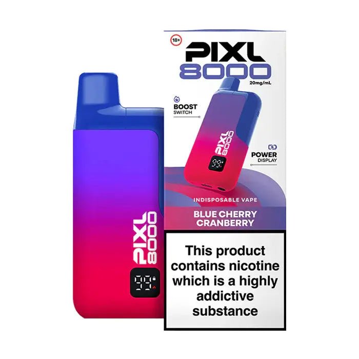 PIXL 8000 Prefilled Vape Kit - 8000 Puffs - Blueberry Cherry Cranberry-Planet Puff
