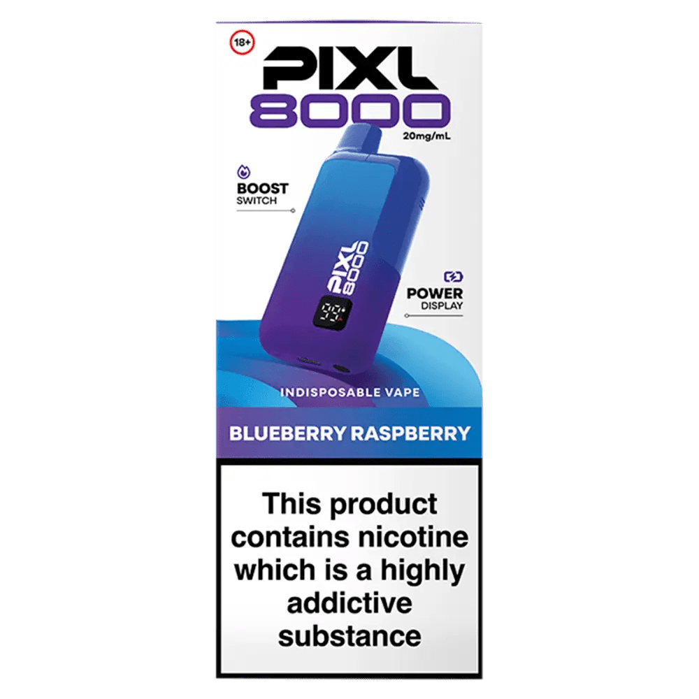 PIXL 8000 Prefilled Vape Kit - 8000 Puffs - Blueberry Raspberry-Planet Puff