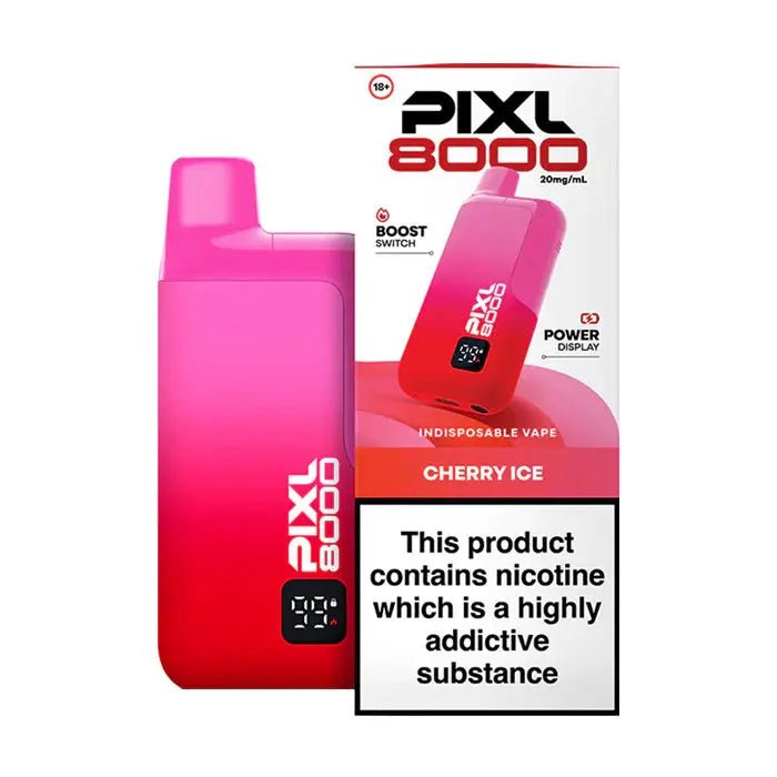 PIXL 8000 Prefilled Vape Kit - 8000 Puffs - Cherry Ice-Planet Puff