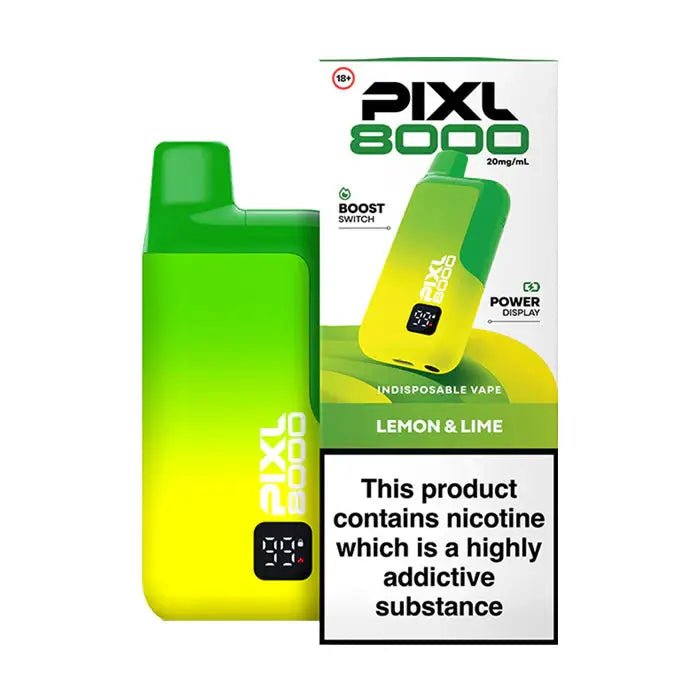 PIXL 8000 Prefilled Vape Kit - 8000 Puffs - Lemon Lime-Planet Puff