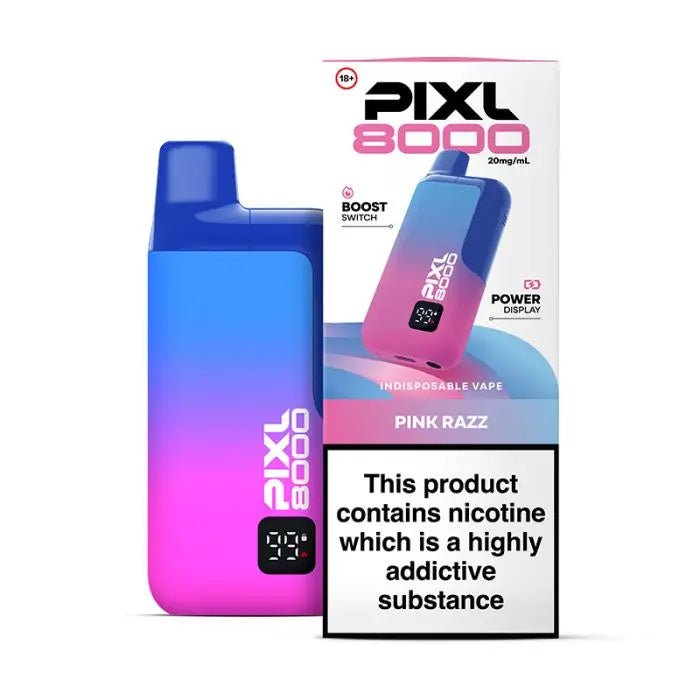 PIXL 8000 Prefilled Vape Kit - 8000 Puffs - Pink Razz-Planet Puff