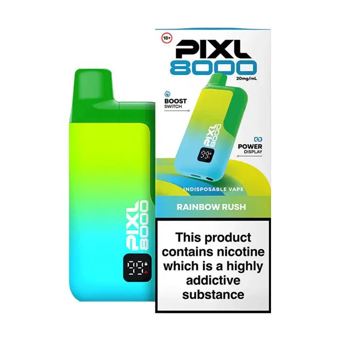 PIXL 8000 Prefilled Vape Kit - 8000 Puffs - Rainbow Rush-Planet Puff