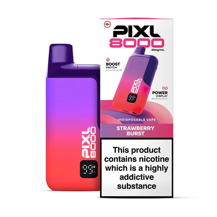 PIXL 8000 Prefilled Vape Kit - 8000 Puffs - Strawberry Burst-Planet Puff