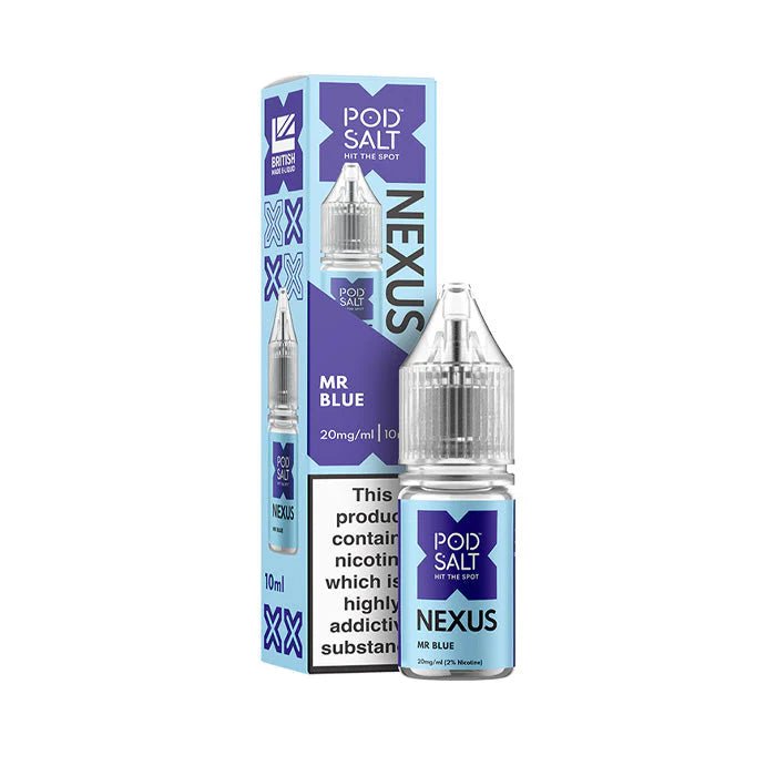Pod Salt Vape Juice Nexus 10ml | Nic Salts - Mr. Blue-Planet Puff