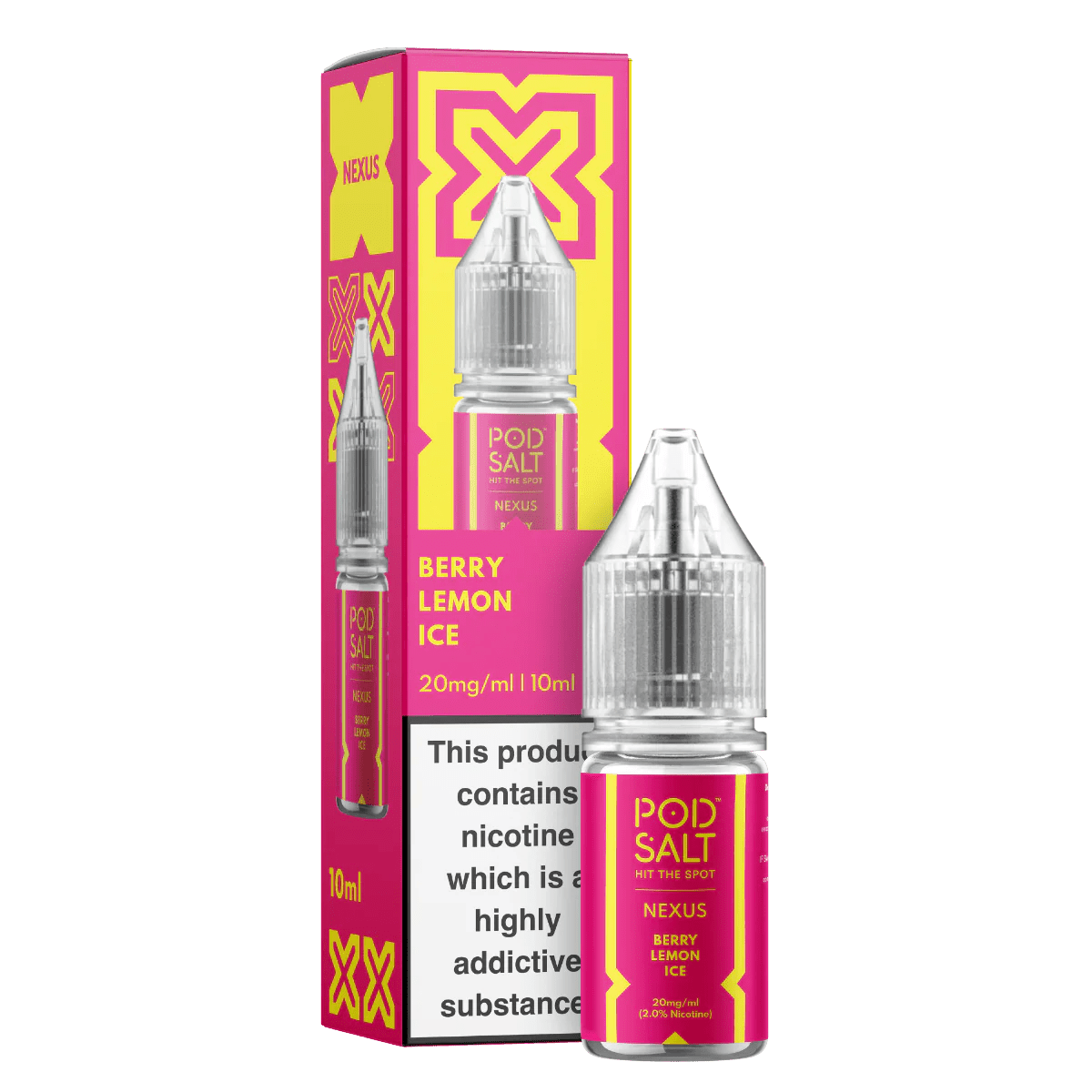 Pod Salt Vape Juice Nexus 10ml | Nic Salts - White Chocolate Mocha-Planet Puff