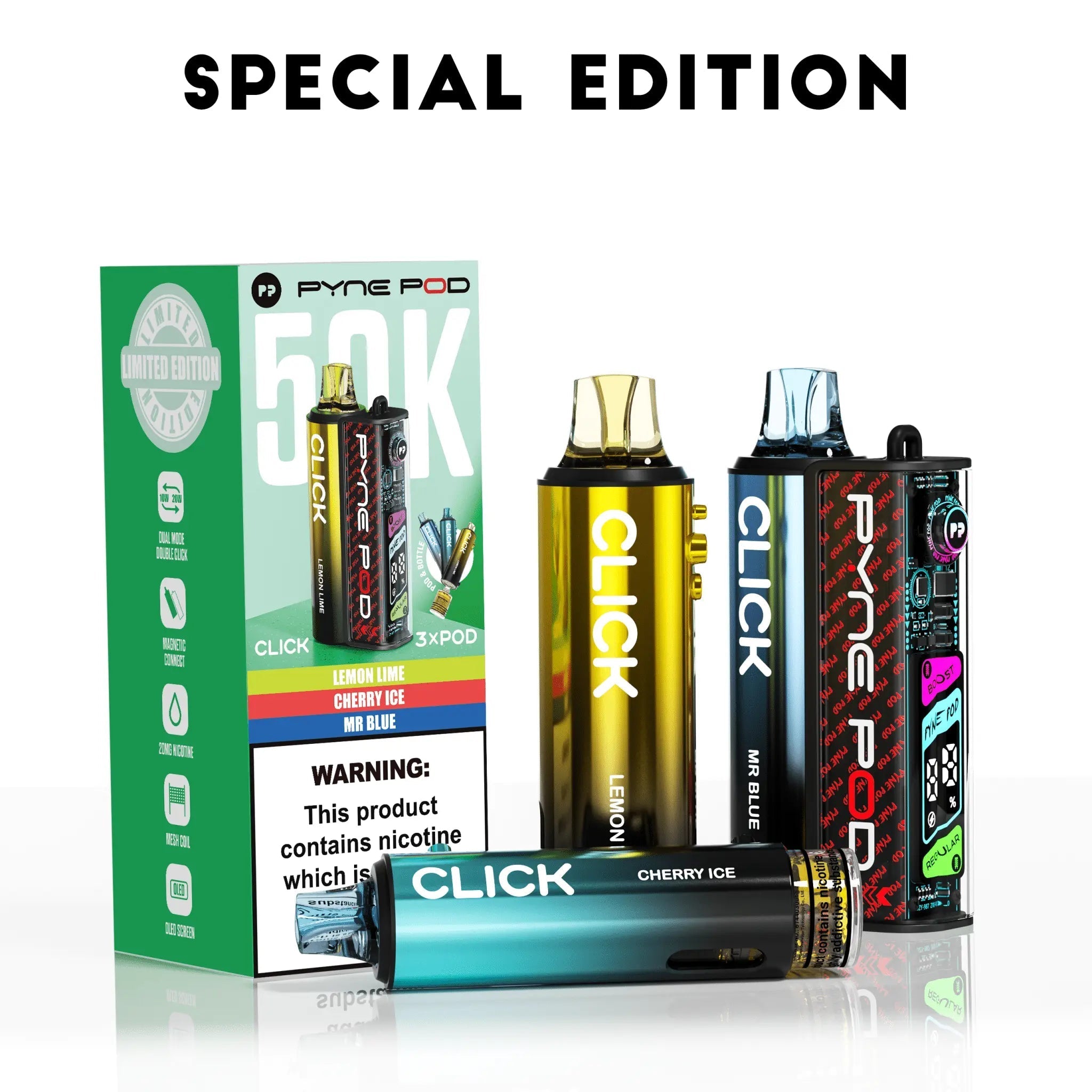 Pyne Pod 50K Click Prefilled Pod Kit -Special Edition-Planet Puff
