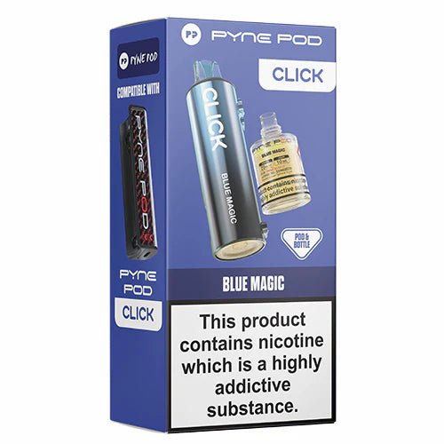 Pyne Pod Click Refill Pods + Refill Container -Blue Magic-Planet Puff