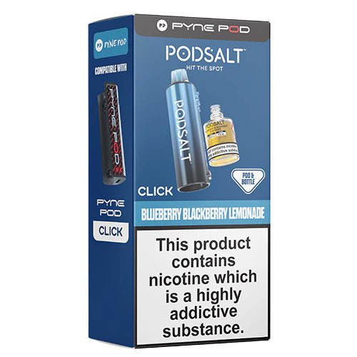 Pyne Pod Click Refill Pods + Refill Container -Blueberry Blackberry Lemonade-Planet Puff
