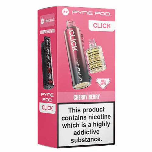 Pyne Pod Click Refill Pods + Refill Container -Cherry Berry-Planet Puff