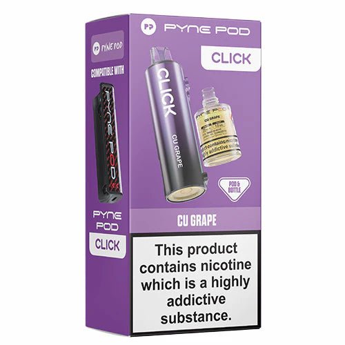 Pyne Pod Click Refill Pods + Refill Container -Cu Grape-Planet Puff