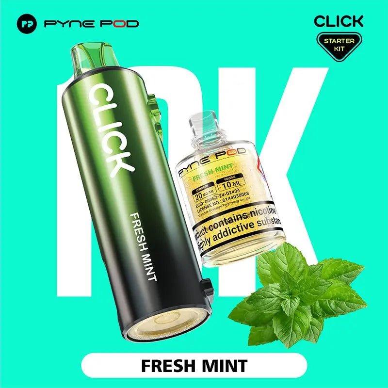 Pyne Pod Click Refill Pods + Refill Container -Fresh Mint-Planet Puff
