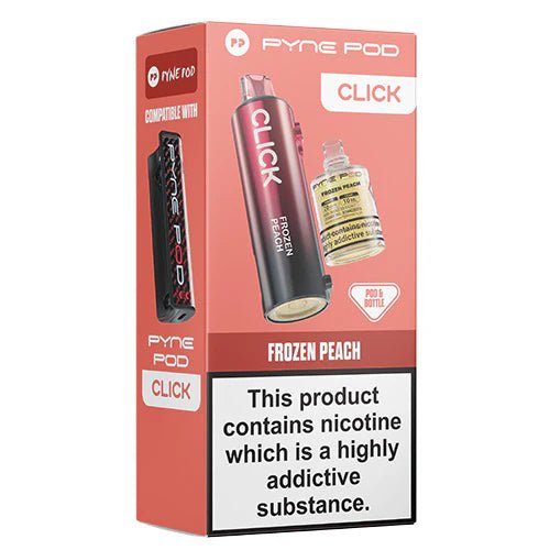 Pyne Pod Click Refill Pods + Refill Container -Frozen Peach-Planet Puff