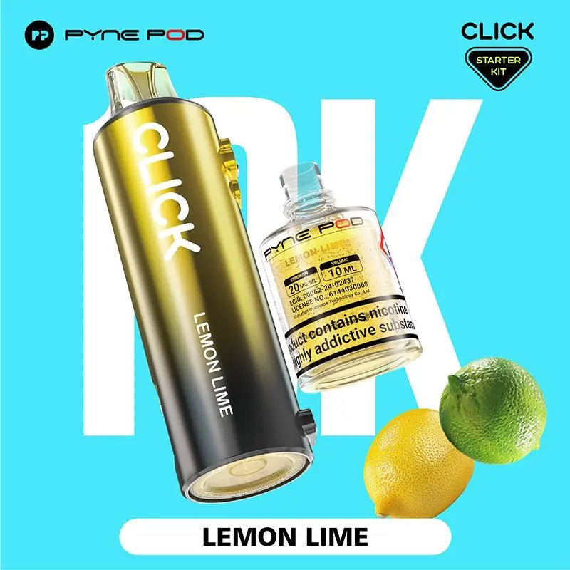 Pyne Pod Click Refill Pods + Refill Container -Lemon Lime-Planet Puff