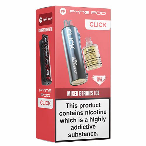 Pyne Pod Click Refill Pods + Refill Container -Mixed Berries Ice-Planet Puff