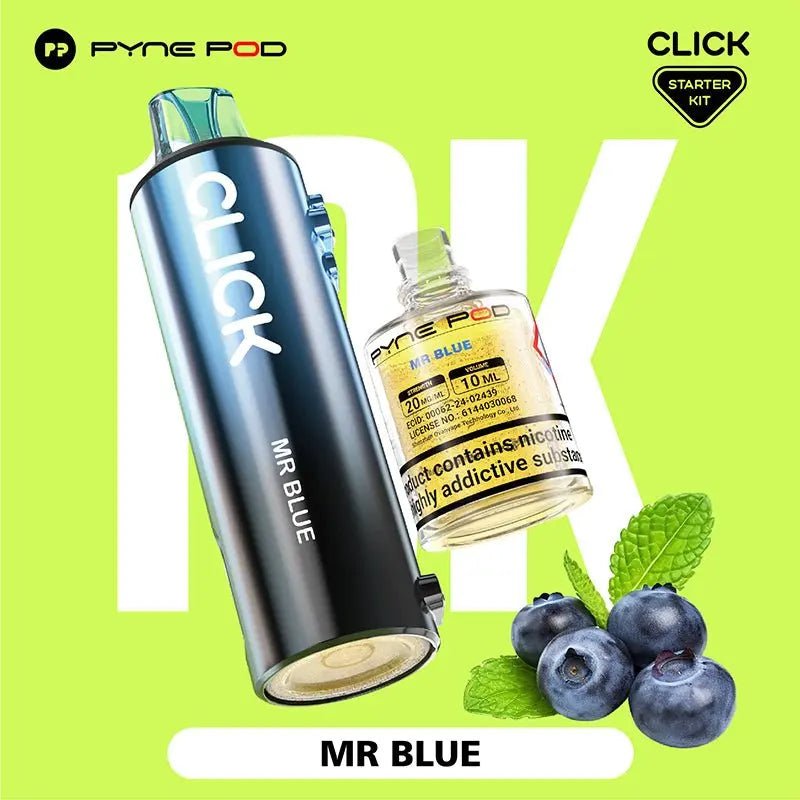 Pyne Pod Click Refill Pods + Refill Container -Mr Blue-Planet Puff