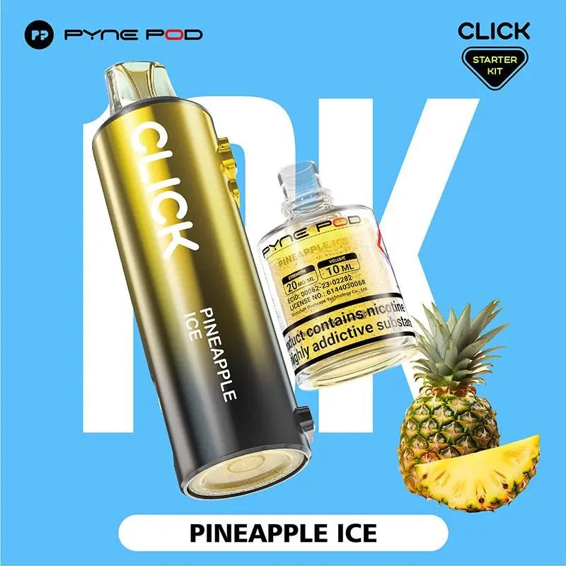Pyne Pod Click Refill Pods + Refill Container -Pineapple Ice-Planet Puff