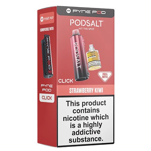 Pyne Pod Click Refill Pods + Refill Container -Strawberry Kiwi-Planet Puff