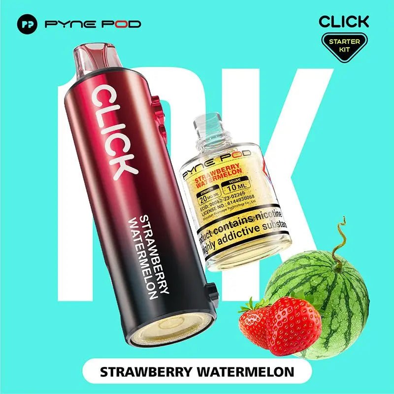 Pyne Pod Click Refill Pods + Refill Container -Strawberry Watermelon-Planet Puff