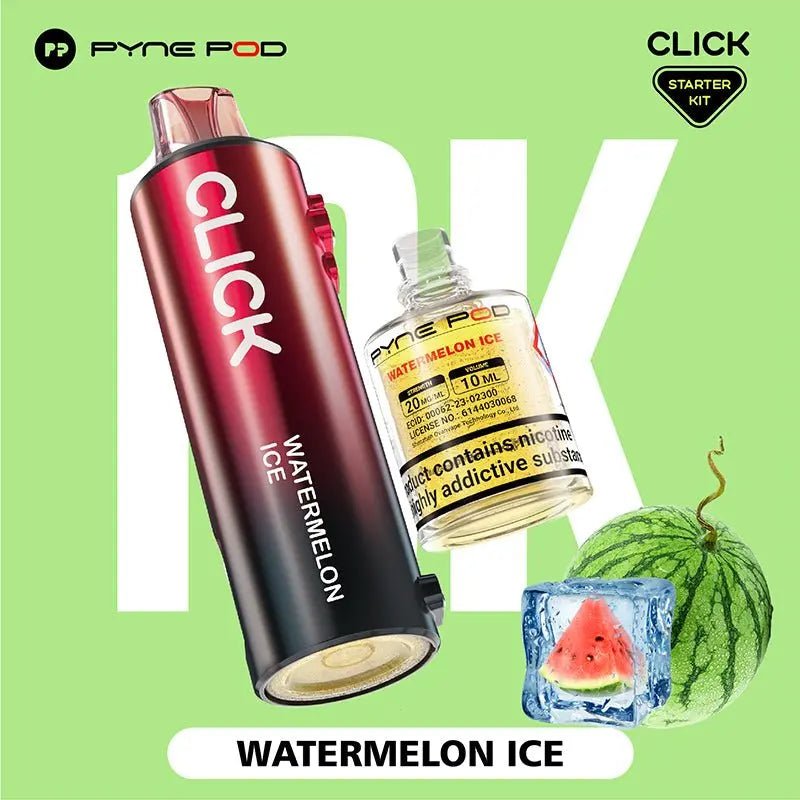Pyne Pod Click Refill Pods + Refill Container -Watermelon Ice-Planet Puff